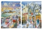 Preview: Nostalgischer Adventskalender aus Pappe, Größe ca. 21 x 29 cm