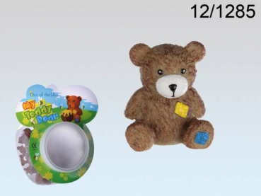 Mini-Teddybär Kunststofffigur 3,5 cm