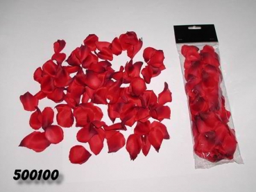 Rosenblütenblätter ROT aus Nylon