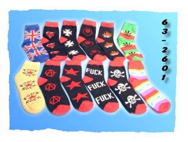 Socken mit Trendmotiven Gr. 41-45
