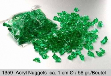 Acryl-Nuggets grün