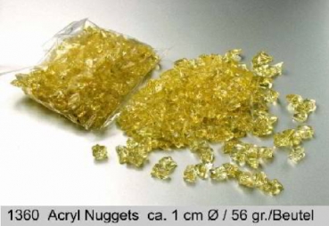 Acryl-Nuggets gelb