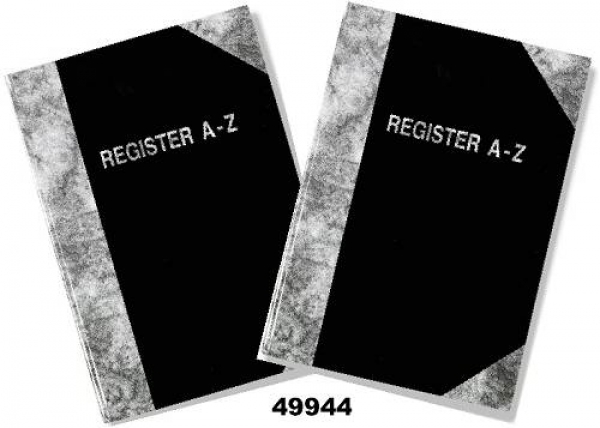 Registerbuch A4 A-Z kariert
