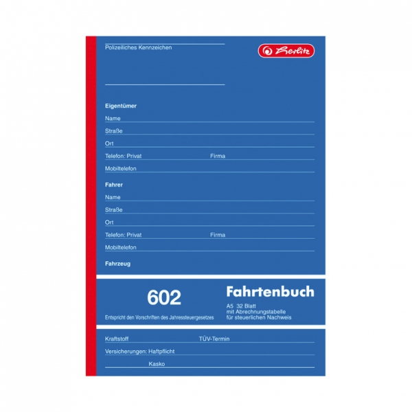 Fahrtenbuch A5, 602 Herlitz