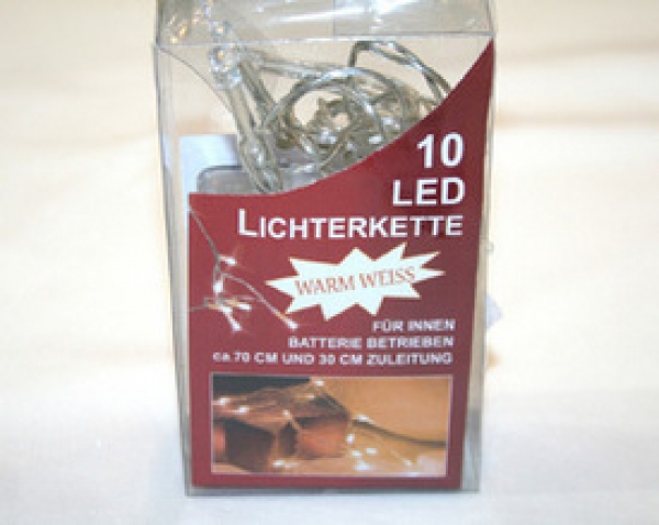 LED-Lichterkette 10 Lichter 2 Funktionen