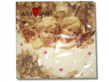 SUSY-CARD Weihnachtsservietten ROMANTIC ANGELS ***