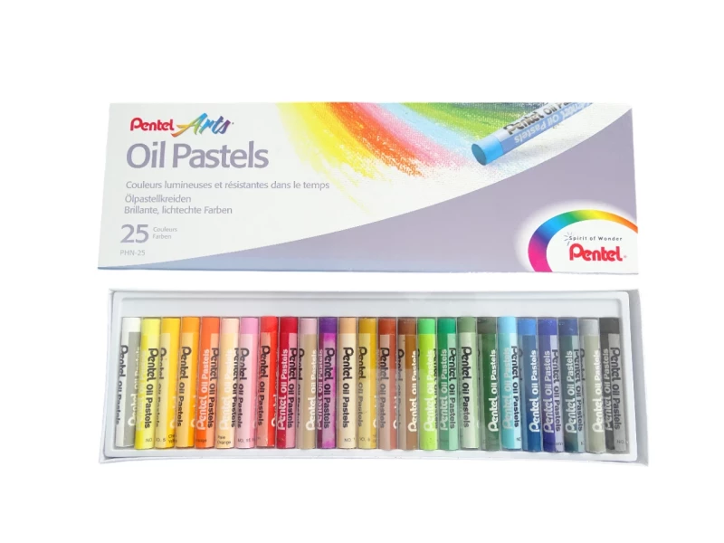 Öl-Pastellkreiden 25er-Set von PENTEL PHN-25
