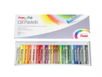 Öl-Pastellkreiden 25er-Set von PENTEL PHN-25