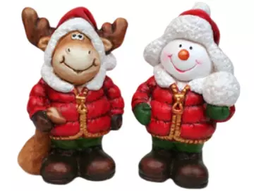 Lustige Winterfiguren 13,5cm