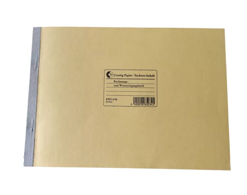 RECHNUNGS- und WARENEINGANGSBUCH 80 Blatt