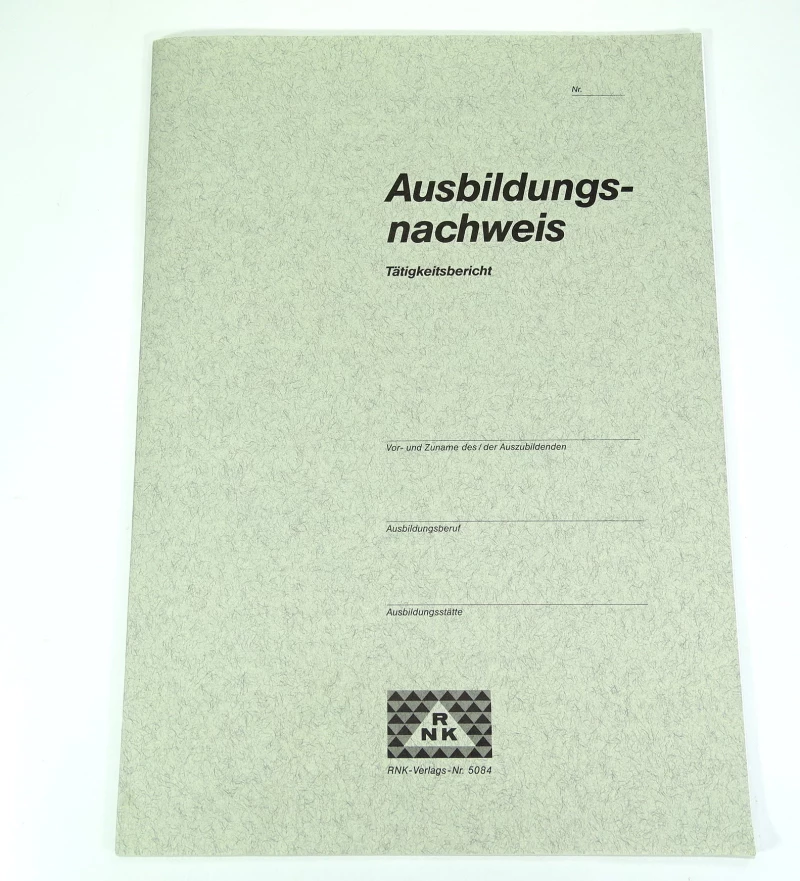 Ausbildungsnachweis / Berichtsheft #5084