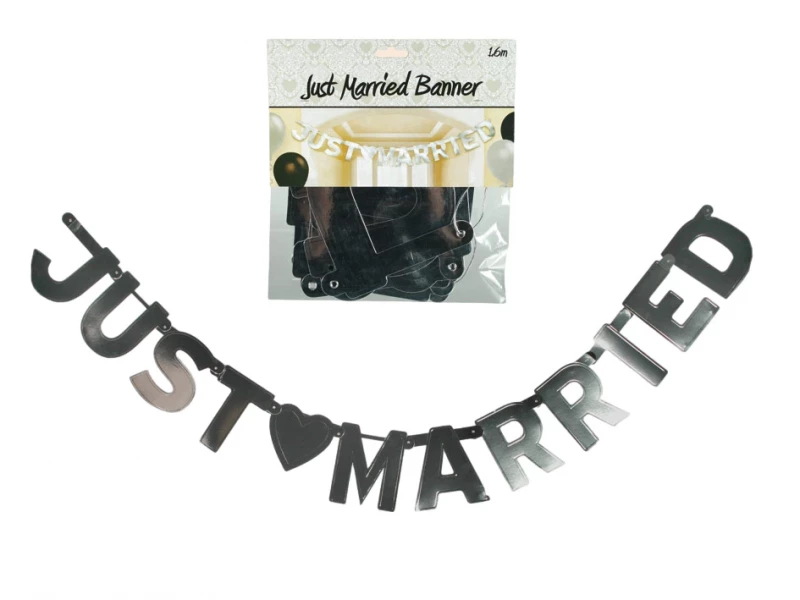 Girlande Hochzeit JUST MARRIED