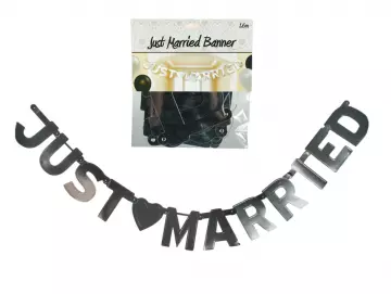 Girlande Hochzeit JUST MARRIED