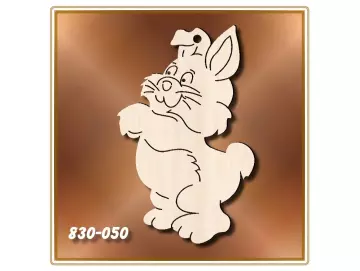 Klöppeleinhänger Minifigur Hase