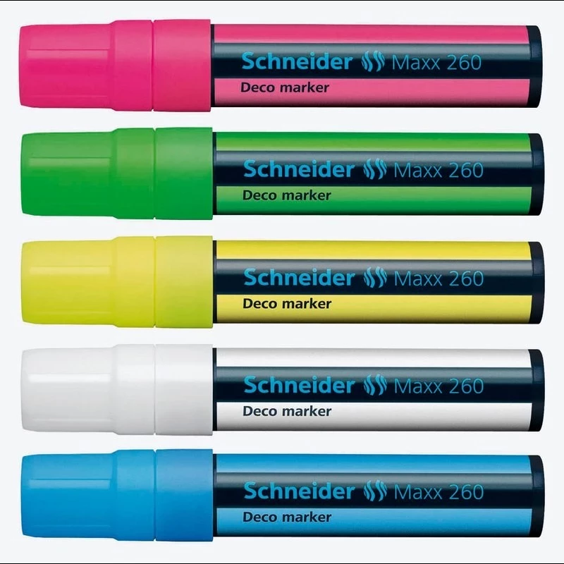 Decomarker Kreidemaker 5-15mm SCHNEIDER MAXX 260 div. Farben