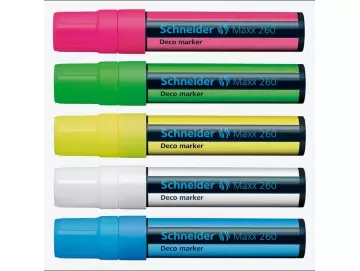 Decomarker Kreidemaker 5-15mm SCHNEIDER MAXX 260 div. Farben