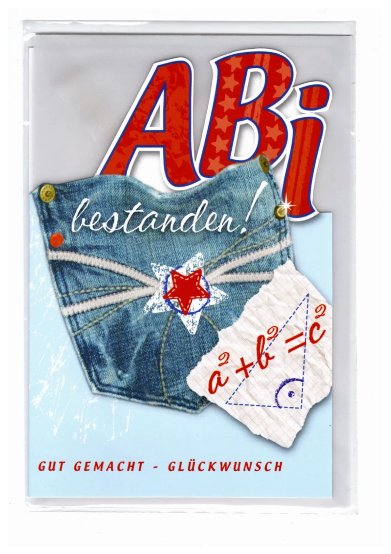 zum Abitur Glückwunschkarte