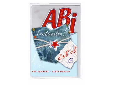 zum Abitur Glückwunschkarte