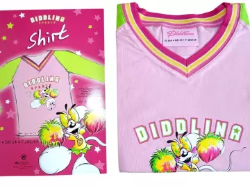 Diddlina Shirt mit langen Armen und Chearleader-Motiv