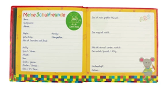 Freundebuch 1. Schuljahr COOL SCHOOL