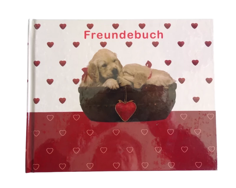 Freundebuch HUNDE im Korb