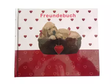 Freundebuch HUNDE im Korb