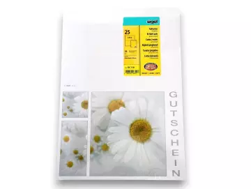 GUTSCHEIN-Karten 25er-Packung BLUMEN SIGEL