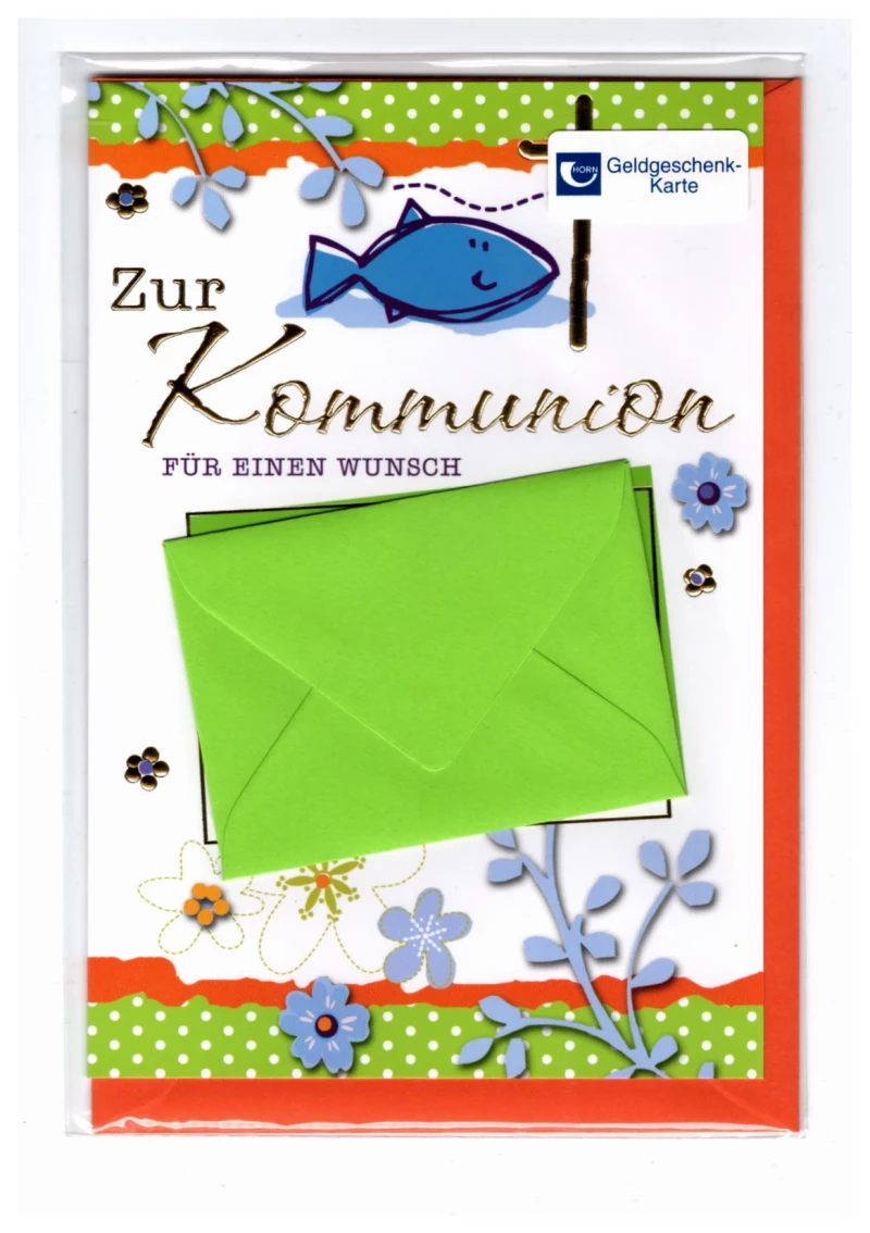 Kommunion Glückwunschkarte