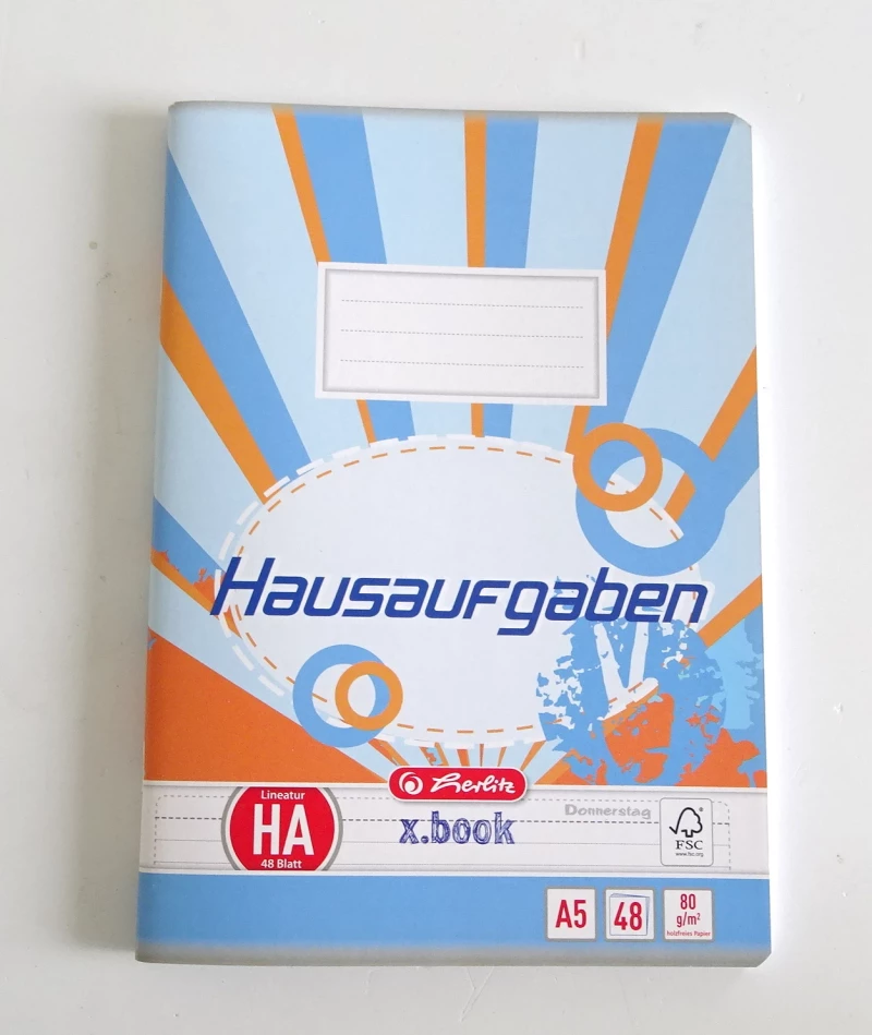 Hausaufgabenheft X.book von HERLITZ