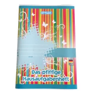 Hausaufgabenheft "Das Pfiffige" mit Umschlag