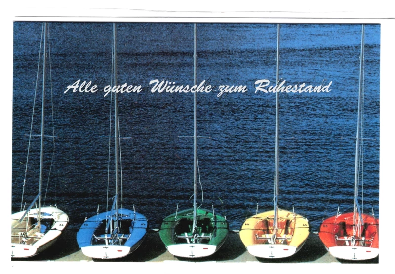 Karte zum Ruhestand