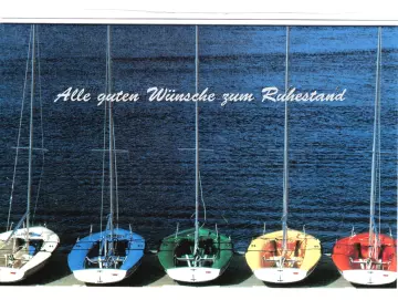 Karte zum Ruhestand