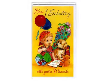Karte zum Schulanfang 1. Schultag