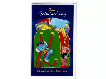 Karte zum Schulanfang