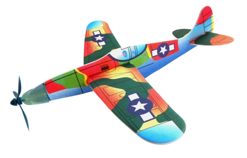 12er-Set mit tollen Fliegern aus Polystyrol