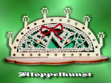 Klöppelbrief für Mini-Schwibbogen