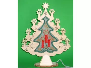 Klöppelbrief für großen Lichterbaum 46cm