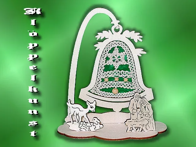 Klöppelbrief für Stecksystem Glocke