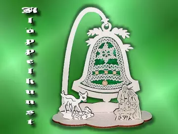 Klöppelbrief für Stecksystem Glocke