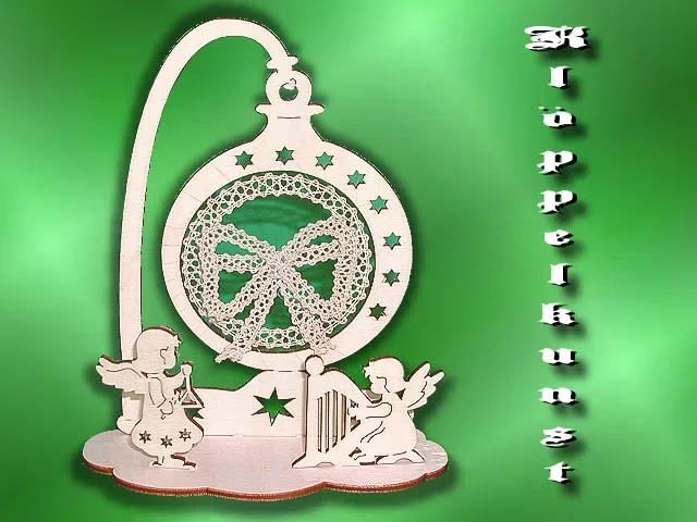 Klöppelbrief für Stecksystem Kugelständer