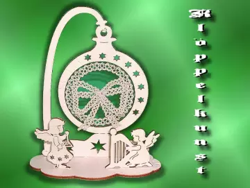 Klöppelbrief für Stecksystem Kugelständer