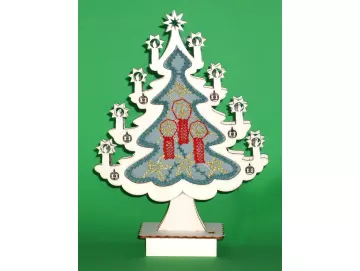 Klöppelbrief für Lichterbaum 23cm