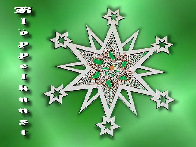 Klöppelbrief für Stern