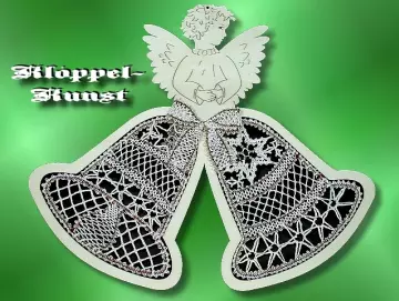 Klöppelbrief für Engel-Doppelglocke