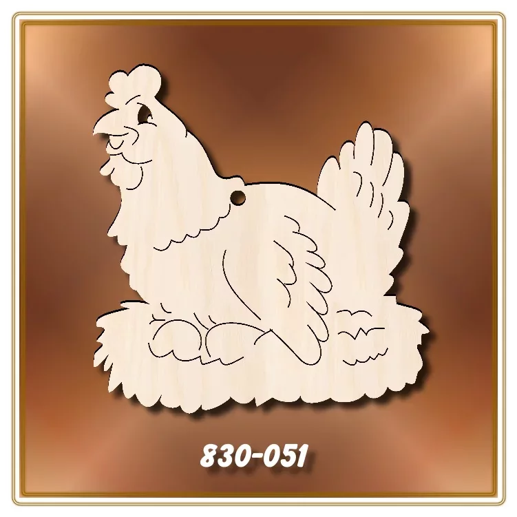 Klöppeleinhänger Minifigur Henne