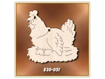 Klöppeleinhänger Minifigur Henne