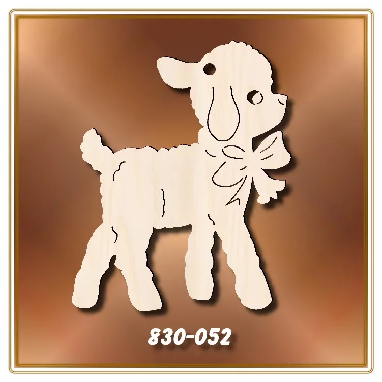 Klöppeleinhänger Minifigur Lamm