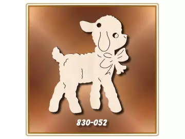 Klöppeleinhänger Minifigur Lamm