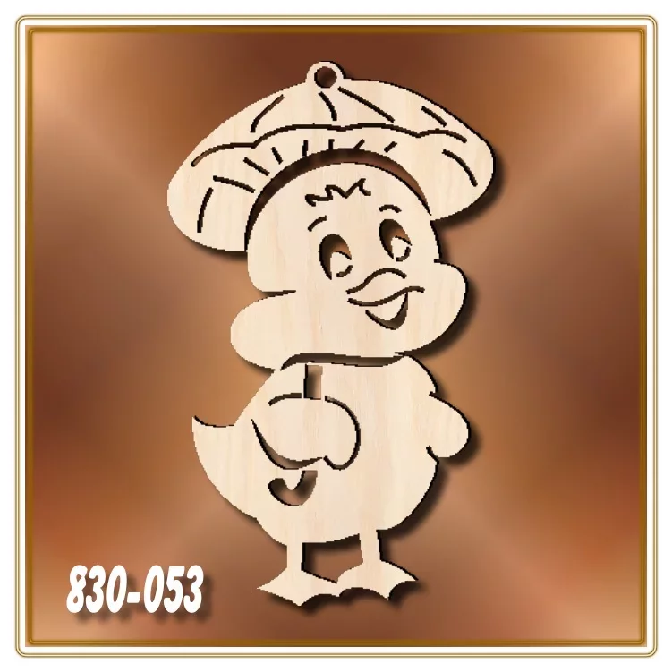 Klöppeleinhänger Minifigur KÜCKEN