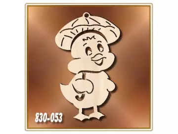 Klöppeleinhänger Minifigur KÜCKEN